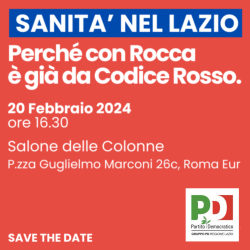sanità Regione Lazio Partito democratico